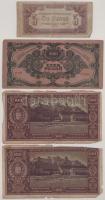 1944. 5P "A Vöröshadsereg Parancsnoksága" + 1945. 100P (2x) + 1000P T:F-VG,G
Adamo P43, P...