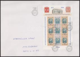 1996 Magyar bélyeg- és postatörténeti világtalálkozó teljes ív FDC-n