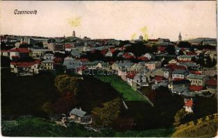 1921 Chernivtsi, Czernowitz, Cernauti, Csernyivci (Bukovina, Bucovina, Bukowina); general view (fl)