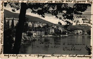 1938 Abbazia, Opatija; látkép / view (Rb)