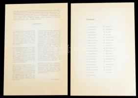 Perei Zoltán (1913-1992): Magyar írók. 37 eredeti fametszet. Fametszet, papír. Jászberény, 1979. Jás...