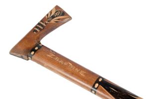 Retro lengyel túrabot, h: 83 cm