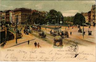 1902 Berlin, Potsdamer Brücke / bridge, horse-drawn tram (EK)
