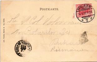 1902 Berlin, Potsdamer Brücke / bridge, horse-drawn tram (EK)