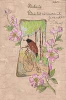 Pentecost Maybug bicycle Emb. litho