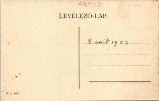 1923 Abrudbánya, Abrud; Deák Ferenc utca. W.L. 3226. / street view
