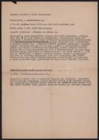 1958 Az FTC játékosai által aláírt képeslap, Saarbrückenből haza, Forgács Ernőné részére,(FC Saarbrü...