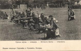 Serbian Infantry at the Practice field