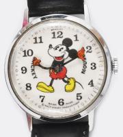 Walt Disney óra, mechanikus, működik de szervizelendő, karcos, d: 32 mm
