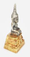 Régi buddhista kegytárgy szobor, m: 4,5 cm