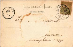 1904 Fiume, Rijeka; Hafen / kikötő, hajók / port and ships. Stengel &amp; Co. (Rb)