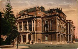Fiume, Rijeka; Teatro Comunale / színház / theatre