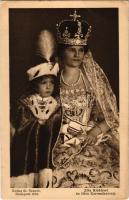 Zita királyné és Ottó koronaherceg / Queen Zita with Prince Otto of Austria (EK)