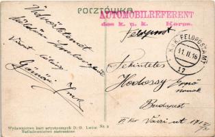 1916 Lviv, Lwów, Lemberg; Park Kilinskiego z sadzawka / Kilinski-Park / park + "K.u.K. Feldpost...