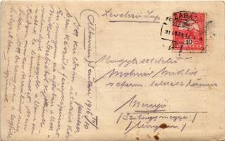 1916 Első világháború, osztrák-magyar katonák Szerbiából jövet vonaton / WWI Austro-Hungarian K.u.k....