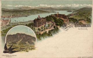 1894 Üetliberg bei Zürich litho
