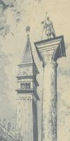 Szentgyörgyvári Gyenes Lajos (1890-1971): Venezia, Riva Schiavoni (Velencei részlet). Rézkarc, papír...