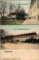 Klagenfurt, K.u.k. Truppenspital, K.u.k. Waisenhaus-Kaserne / military hospital, military barracks