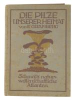Gramberg, Eugen: Die Pilze unserer Heimat. 66 színes képtáblát tartalmazó kartonált mappa. 15x22 cm