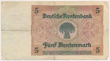 Német Birodalom 1926. Weimari Köztársaság 5M "S 10448956" T:F,VG
Germany / Weimar Republi...