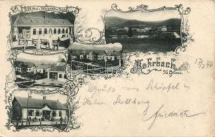 1898 Rohrbach an der Gölsen with Restaurant Griehl and Post office (EB)