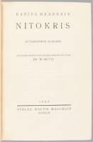 Beauvais, Daniel und W. Hüttl: Nitokris. Autor. Ausg. aus d. Franz. übers. von W. Hüttl
Berlin. 192...