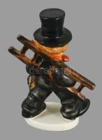 Hummel Goebel kéményseprő, jelzett, restaurált, m: 13,5 cm