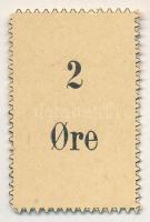Dánia / Grönland 1910-1926(DN) 2ö helyi papírpénz T:XF hajtatlan, sarokhiány
Denmark / Greenland 19...