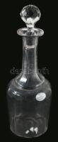 cca 1880 Italos palack dugóval, m: 29 cm