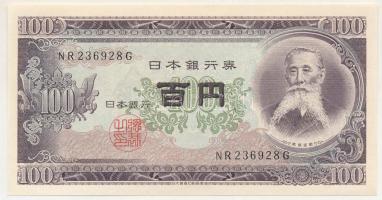 Japán 1953-1974. 100Y "NR 236928 G" T:UNC
Japan 1953-1974. 100 Yen "NR 236928 G&quot...