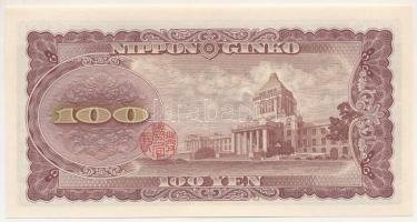 Japán 1953-1974. 100Y "NR 236928 G" T:UNC
Japan 1953-1974. 100 Yen "NR 236928 G&quot...