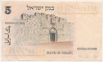 Izrael 1973. 5P "8000435988" T:F szép papír
Israel 1973. 5 Pounds "8000435988" ...