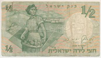 Izrael 1958. 1/2P "778189" T:VG
Israel 1958. 1/2 Israeli Pounds "778189" C:VG
...