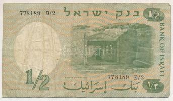 Izrael 1958. 1/2P "778189" T:VG
Israel 1958. 1/2 Israeli Pounds "778189" C:VG
...