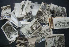 180 db fekete-fehér helytörténeti képeslap az 1960-as és 70-es évekből