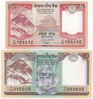 Nepál 2017. 5R + 2020. 10R T:UNC
Nepal 2017. 5 Rupees + 2020. 10 Rupees C:UNC
Krause P#76, P#77