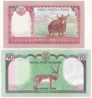 Nepál 2017. 5R + 2020. 10R T:UNC
Nepal 2017. 5 Rupees + 2020. 10 Rupees C:UNC
Krause P#76, P#77