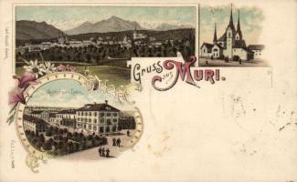 Muri Restaurant Löwen litho (EK)