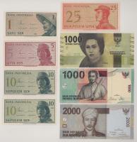 Indonézia 1964-2018. 1s-2000R (8db, 7xklf) T:UNC,AU
Indonesia 1964-2018. 1 Sen - 2000 Rupiah (8pcs,...