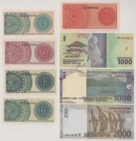 Indonézia 1964-2018. 1s-2000R (8db, 7xklf) T:UNC,AU
Indonesia 1964-2018. 1 Sen - 2000 Rupiah (8pcs,...