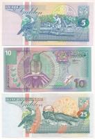 Suriname 1996-2000. 5G-25G (3xklf) T:UNC
Suriname 1996-2000. 5 Gulden - 25 Gulden (3xdiff) C:UNC