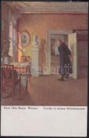 6 db régi német városképes lap az 1930-as évekből, közte litho is