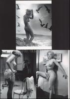 Marilyn Monroe (korábban Norma Jeane) (1926-1962) amerikai színésznő szolidan erotikus felvételei, a...