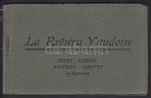 5 db régi svájci városképes lap az 1920-as és 1930-as évekből + 1 db leporello