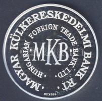 1996 MKB emlékérem dísztokban Ag T:PP 31g