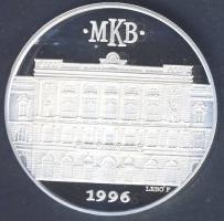 1996 MKB emlékérem dísztokban Ag T:PP 31g