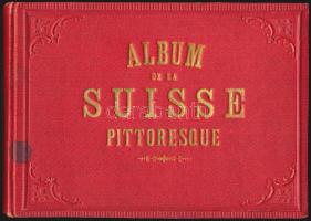 cca 1860 La Suisse pittoresque chez H. Appenzeller, Editeur Zürich, acélmetszetű képekkel illusztrál...