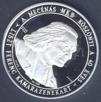2005 "MKB - Liszt Ferenc, A művészet örök" emlékérem dísztokban Ag T:PP 31g