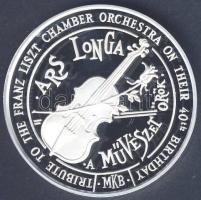 2005 "MKB - Liszt Ferenc, A művészet örök" emlékérem dísztokban Ag T:PP 31g