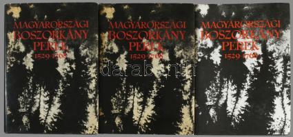 Schram Ferenc: Magyarországi boszorkányperek I-II-III. Bp., 1972, Akadémiai. Kiadói egészvászon köté...